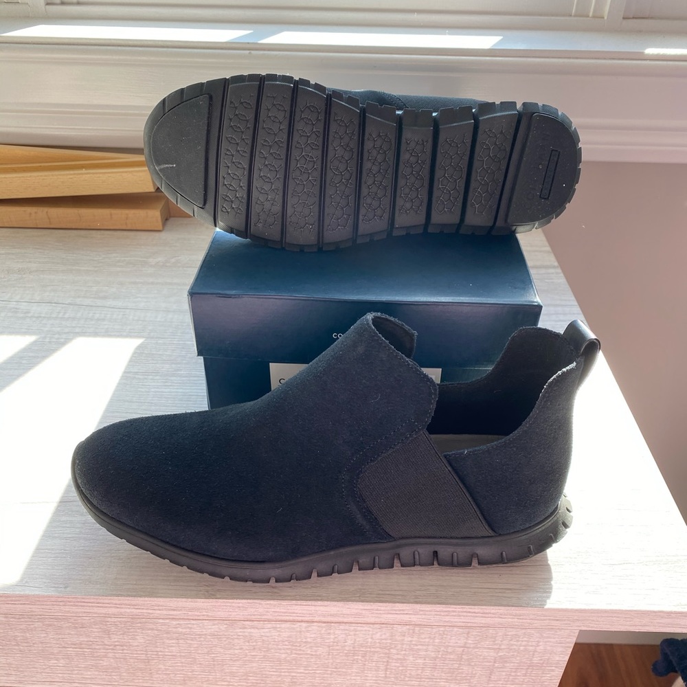 Cole Haan ZeroGrand® Slip-On Booties – Suede